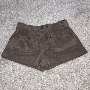 Express belted shorts